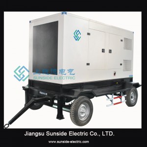 automatische trailer dieselgenerator