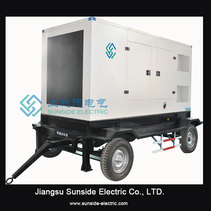 automatische trailer dieselgenerator